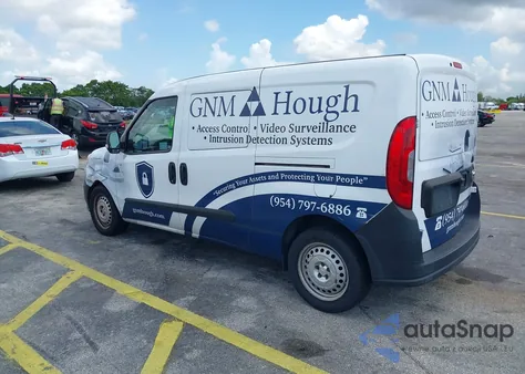 2019 Ram Promaster City Tradesman from USA, damaged, VIN ZFBHRFAB6K6M68006